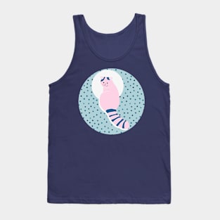 The Pet. Dotted Cat Tank Top